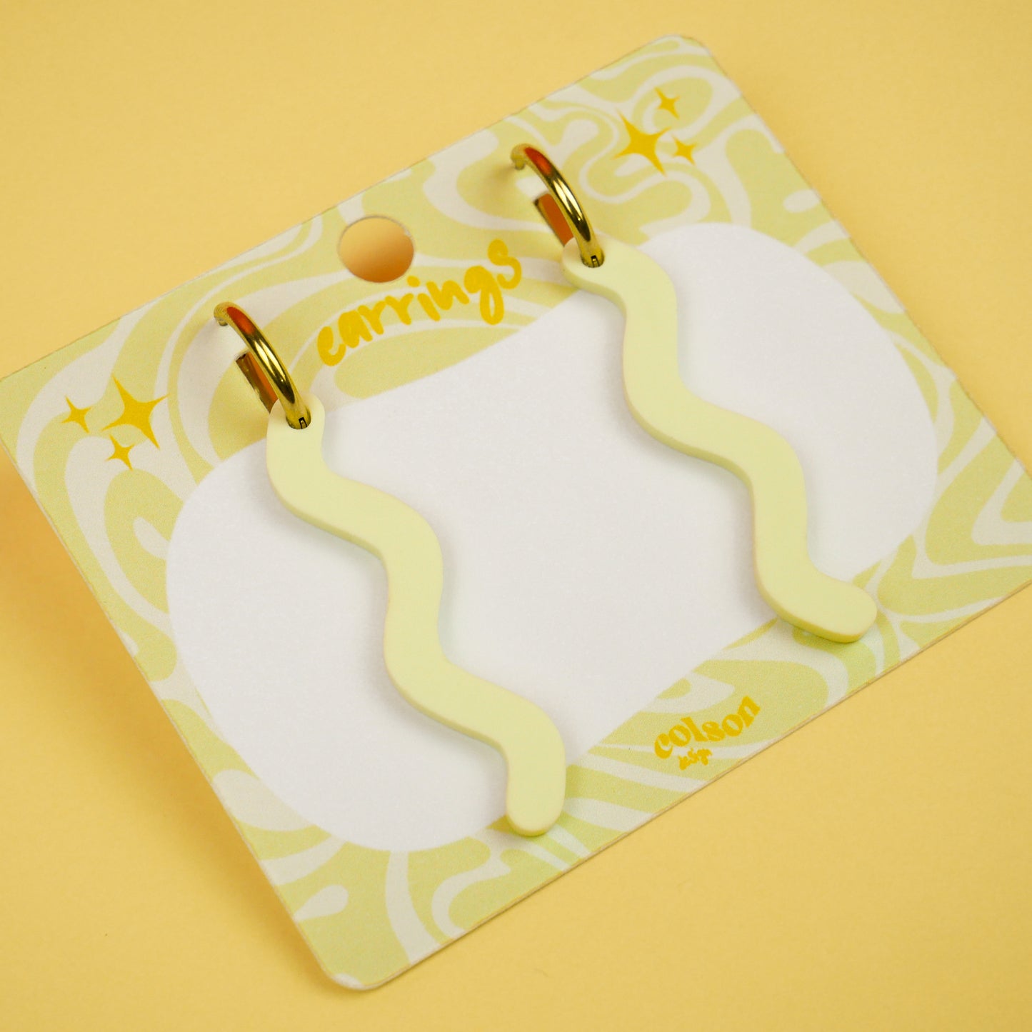 SQUIGGLE - mat yellow