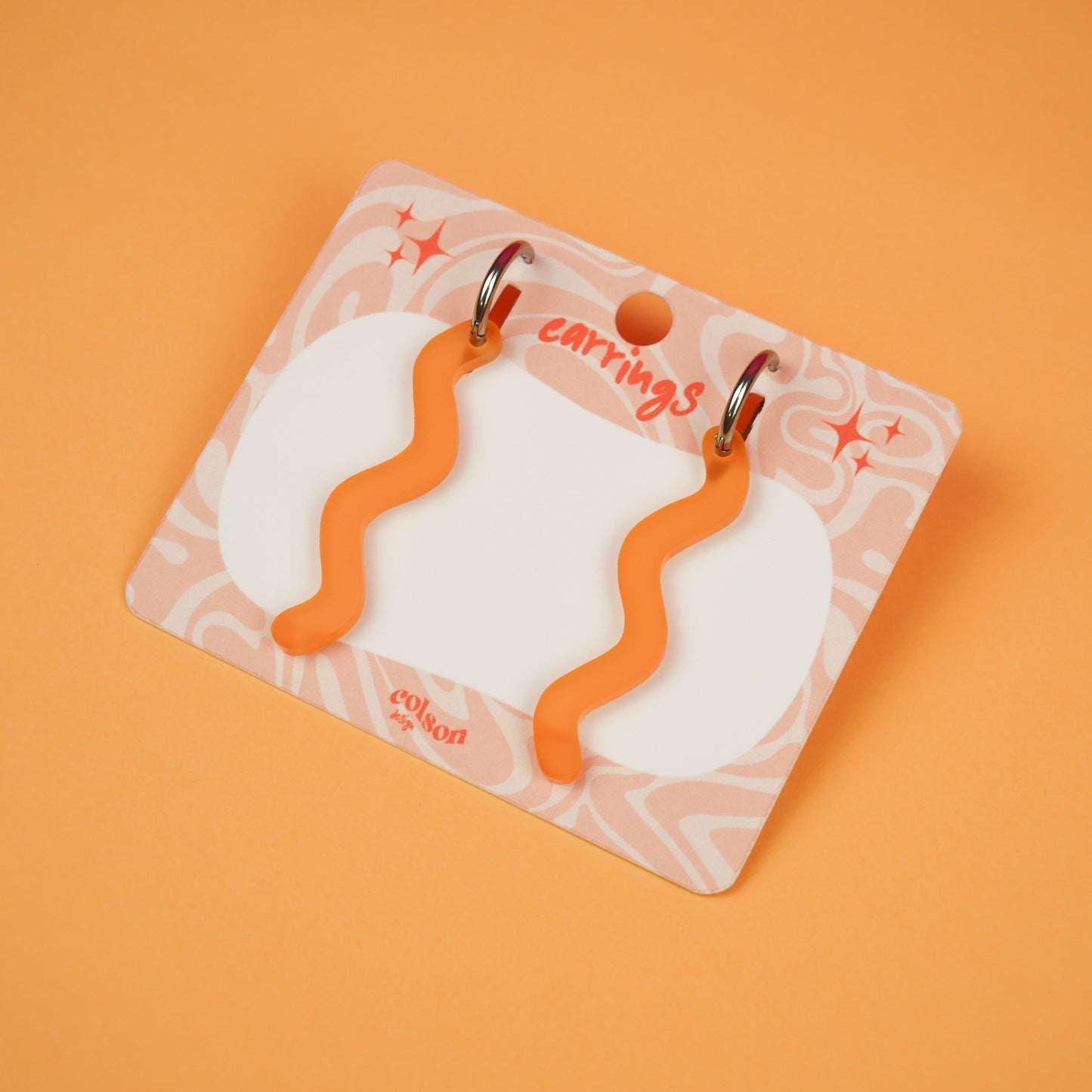 SQUIGGLE - frosted orange