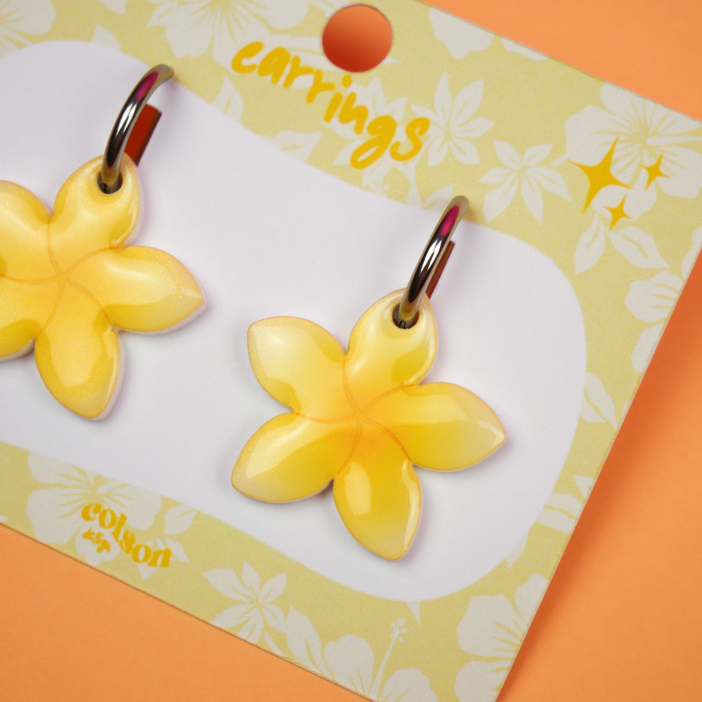 LITTLE PLUMERIA - butter yellow