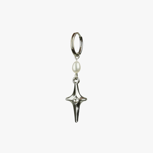 SHIMMER - silver (single earring)