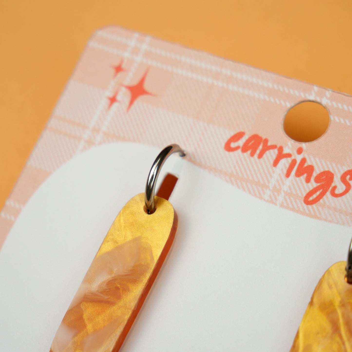 LONG DANGLE - orange haze