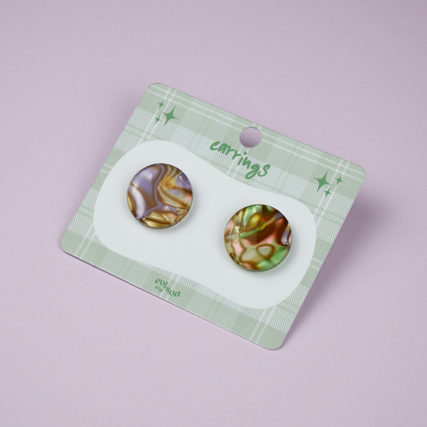 ROUND STUDS - mystical garden