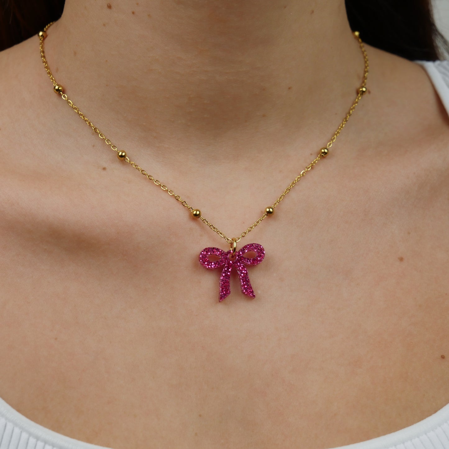LITTLE BOW - necklace (2 colours available)