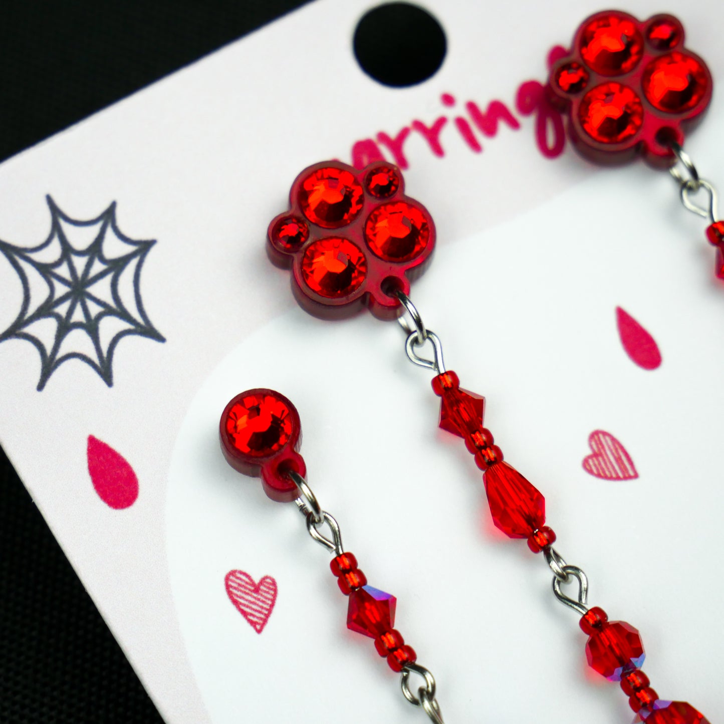 VAMPIRE QUEEN - set of 4 earrings