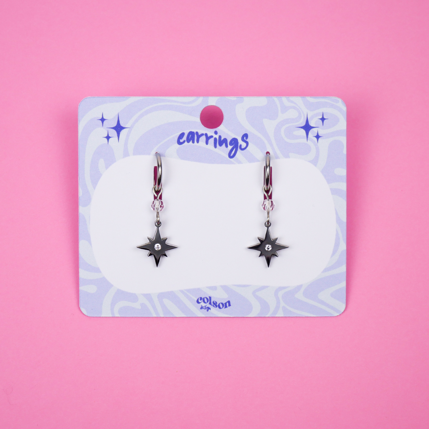 POLARIS - silver earrings