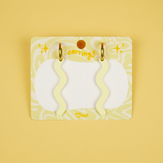 SQUIGGLE - mat yellow