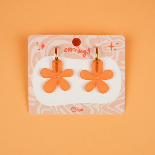 FUNKY FLOWER - frosted orange