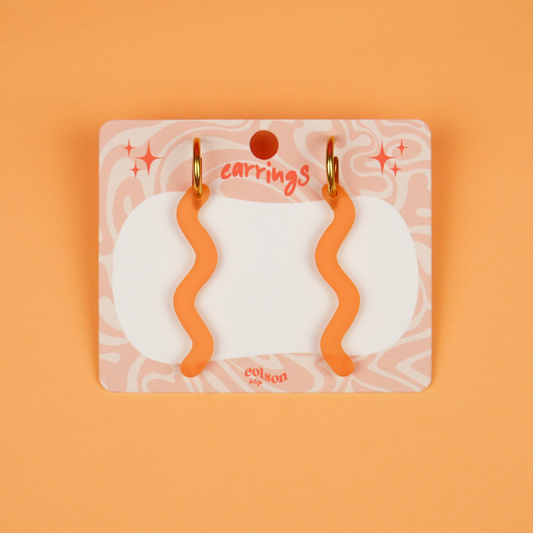 SQUIGGLE - frosted orange