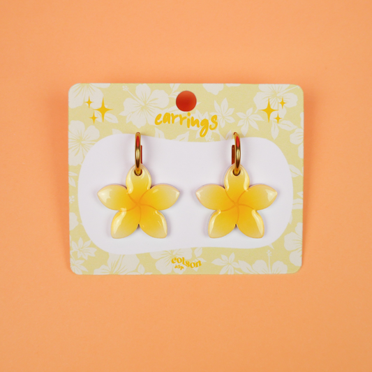 LITTLE PLUMERIA - butter yellow