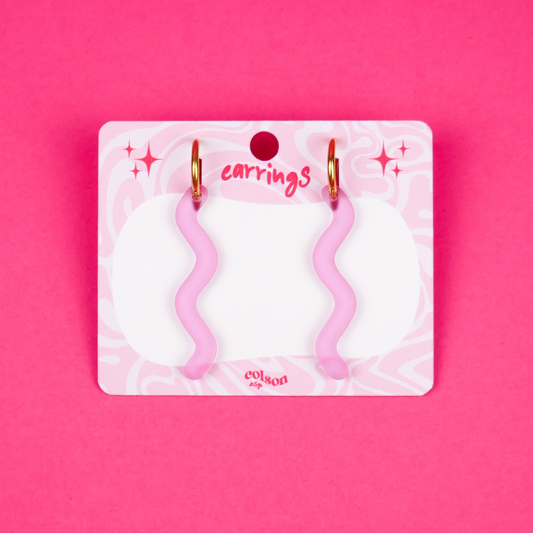 SQUIGGLE - frosted pink