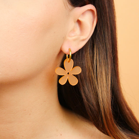 FUNKY FLOWER - frosted orange