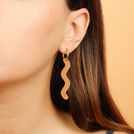 SQUIGGLE - frosted orange