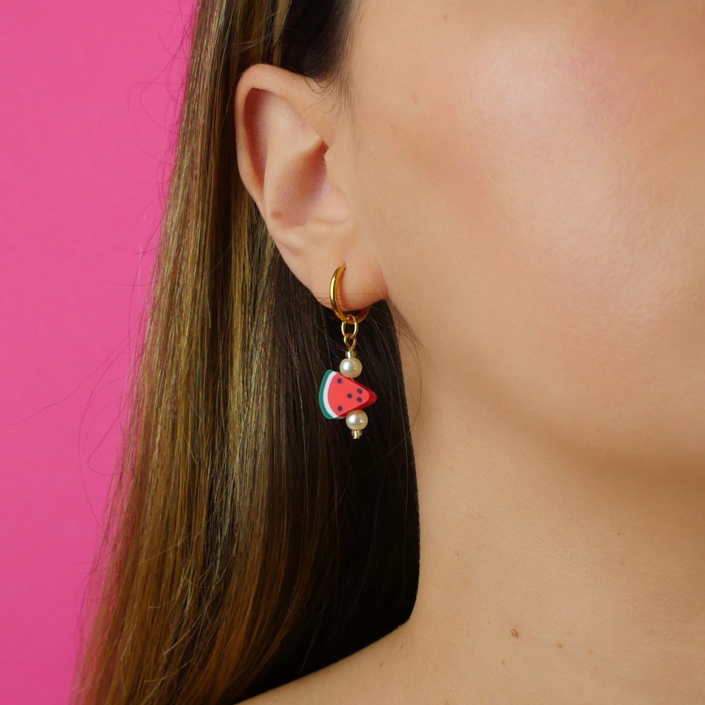 CHARITY FOR G4Z4 - watermelon (charm or earrings)