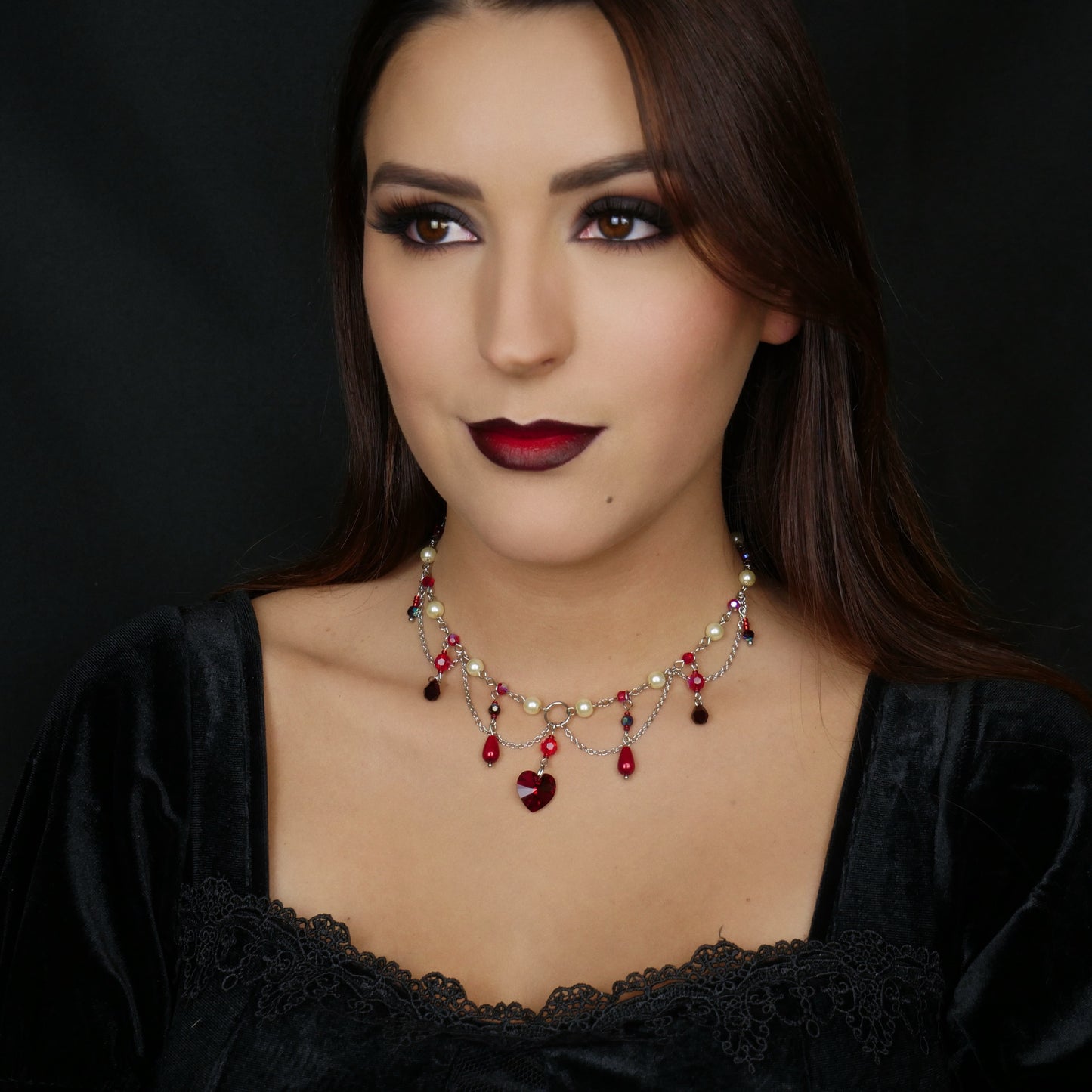 VAMPIRE QUEEN - silver necklace (unique piece)