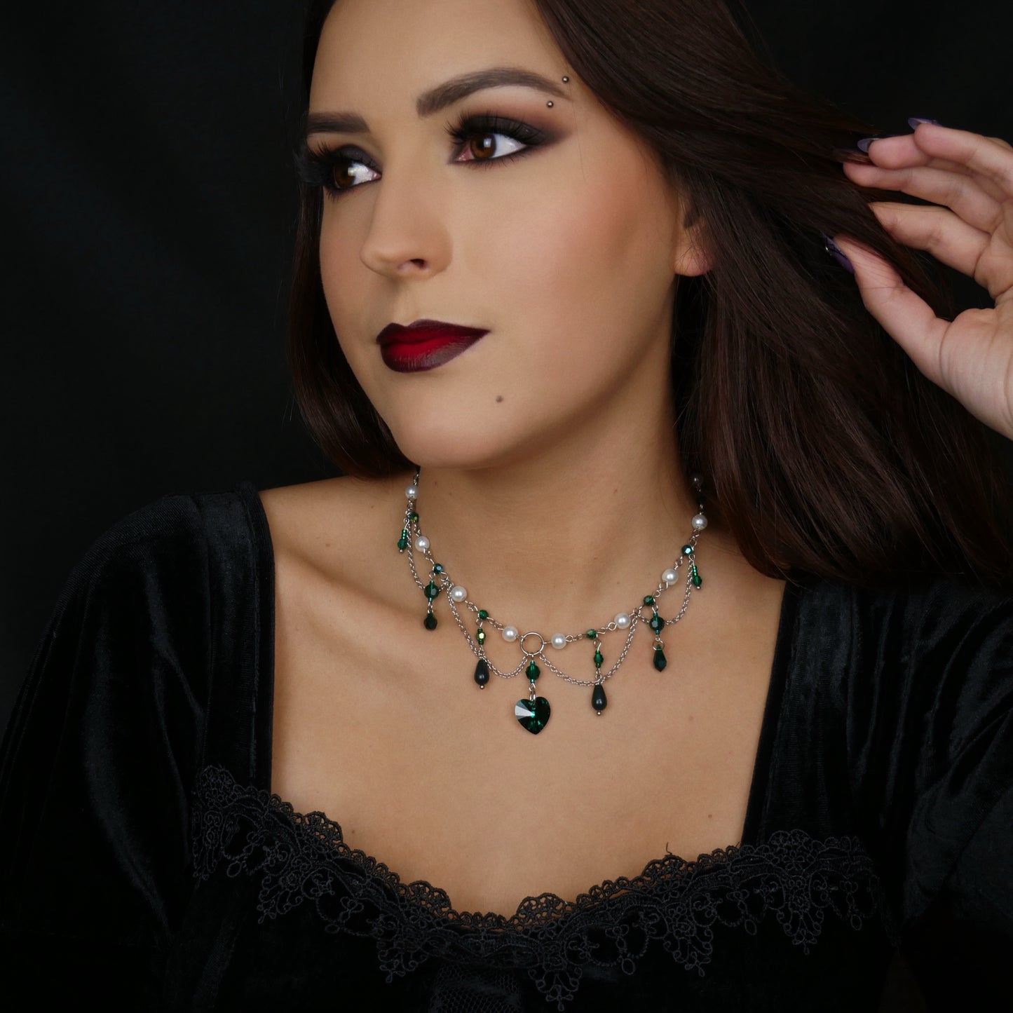 FOREST FAIRY - silver necklace (unique piece)