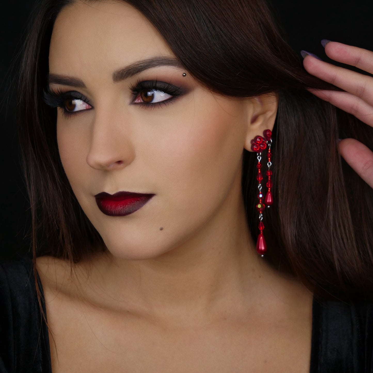 VAMPIRE QUEEN - set of 4 earrings