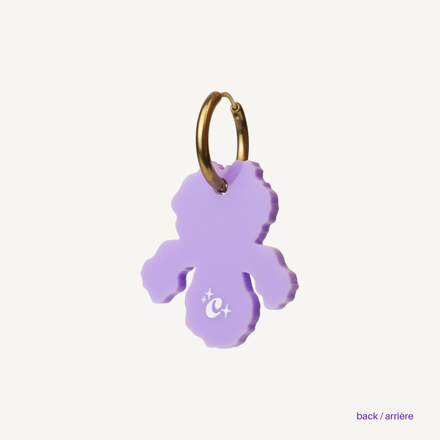 WILD IRIS - boucles d'oreilles