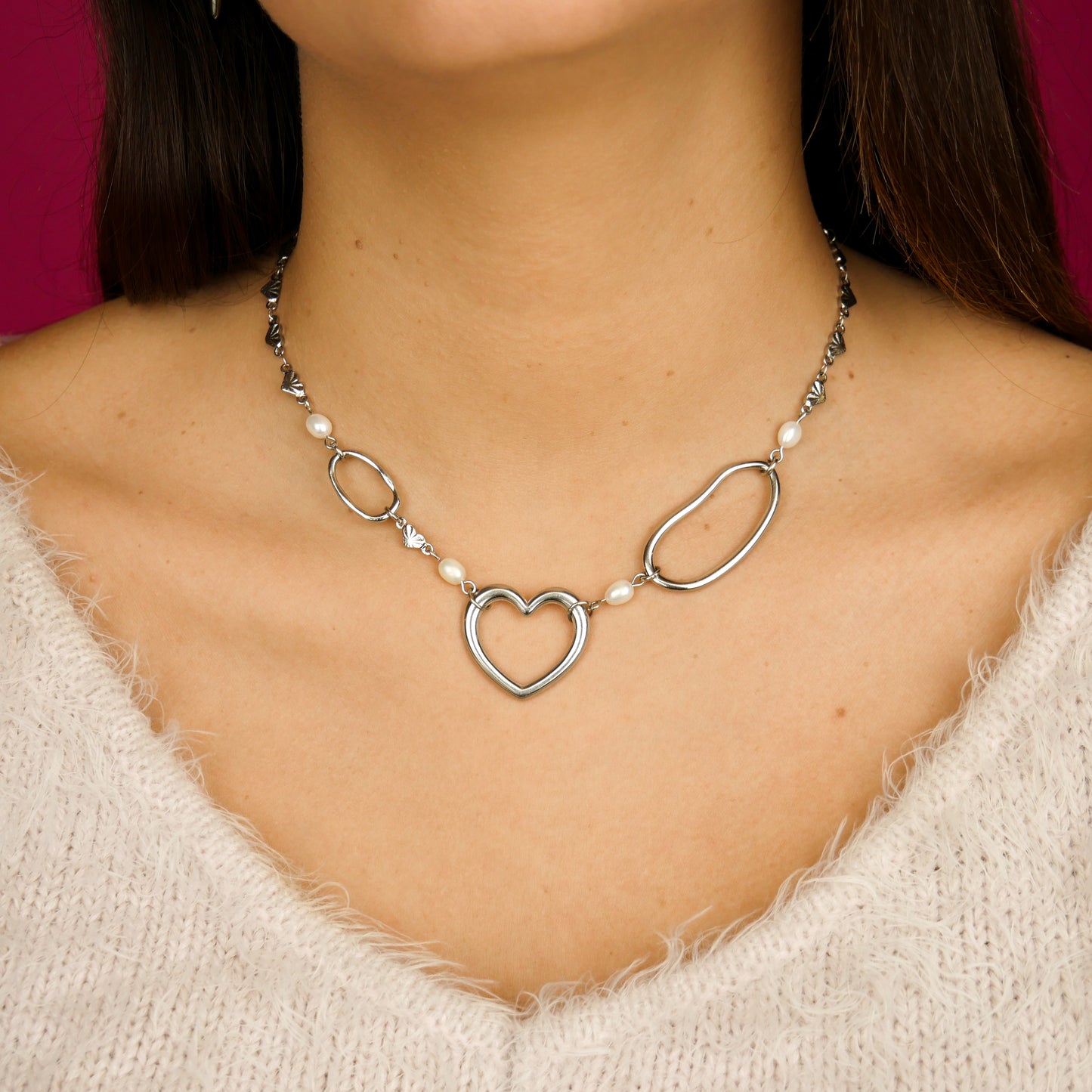 IDYLLE - collier argenté