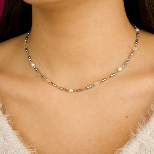 DELICATELY - silver chain (layering)