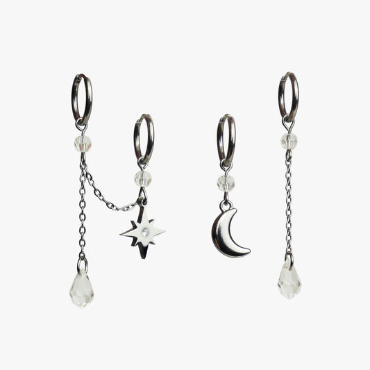 COSMIC - silver earrings