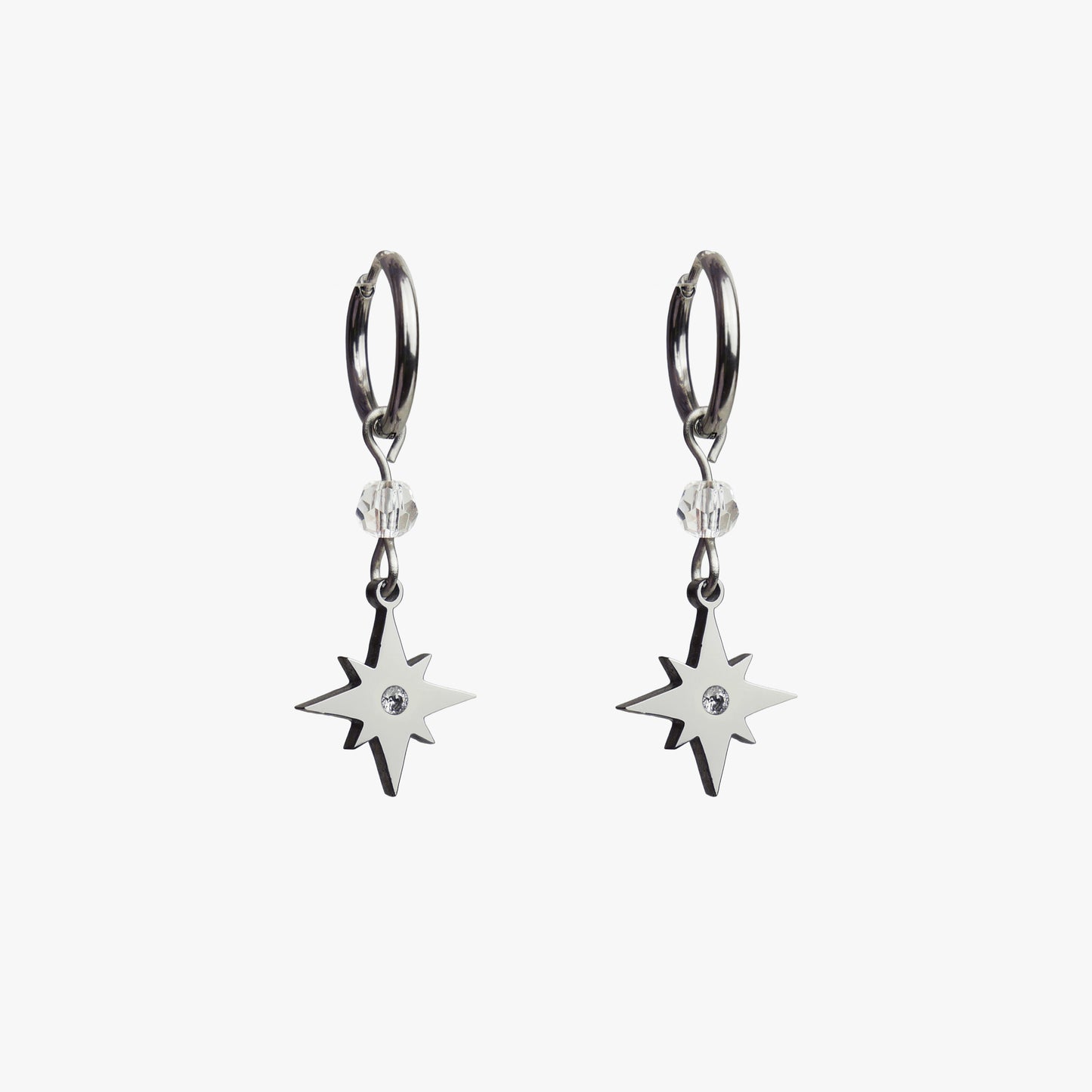 POLARIS - silver earrings