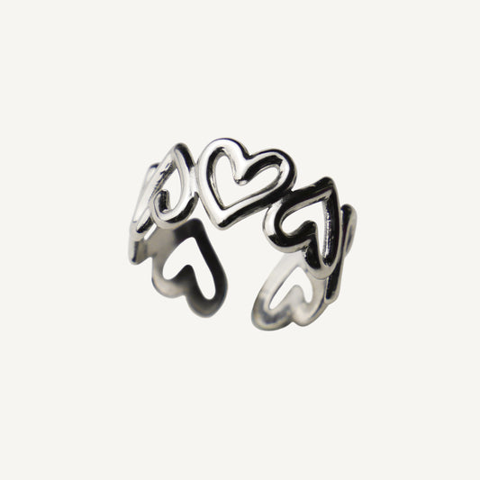 DEVOTION - silver adjustable ring