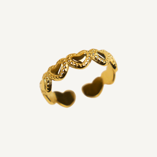 ETERNAL - gold adjustable ring