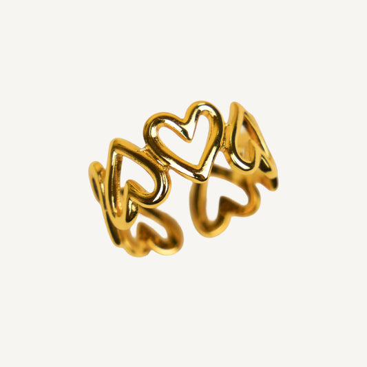 DEVOTION - gold adjustable ring