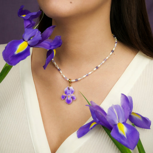 BELLE IRIS - small pearl necklace