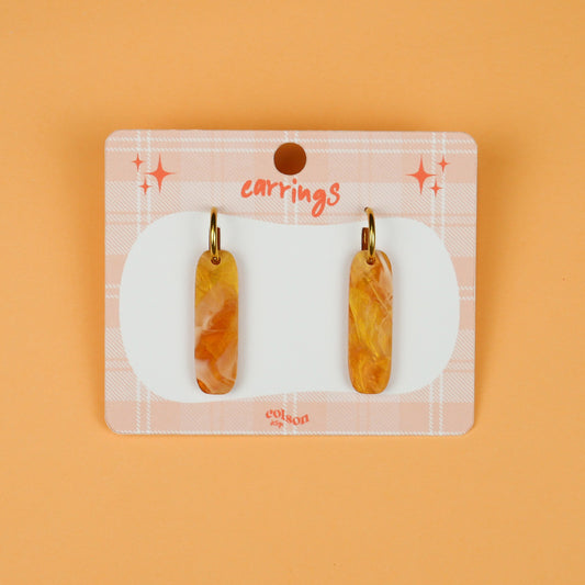 LONG DANGLE - orange haze