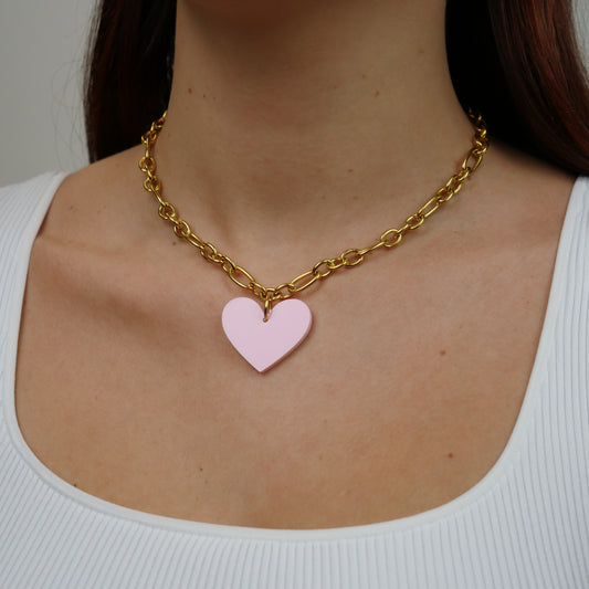 MAXI HEART CHAIN - 2 colours