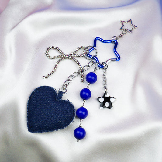 BAG CHARM Nº7 - denim blue