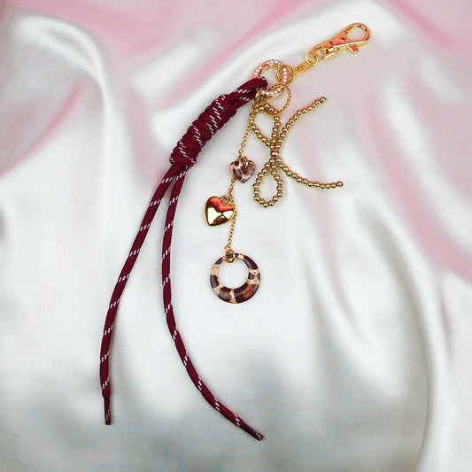 BAG CHARM Nº3 - leopard & red