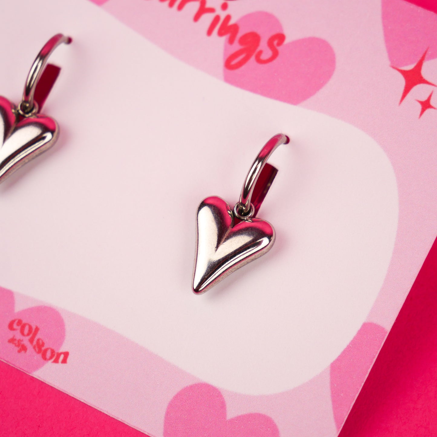 SMITTEN - silver earrings