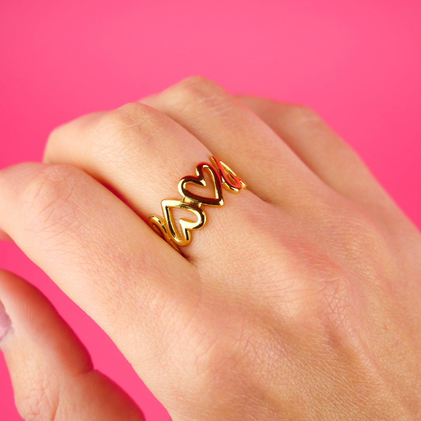 DEVOTION - coffret doré (collier & bague)