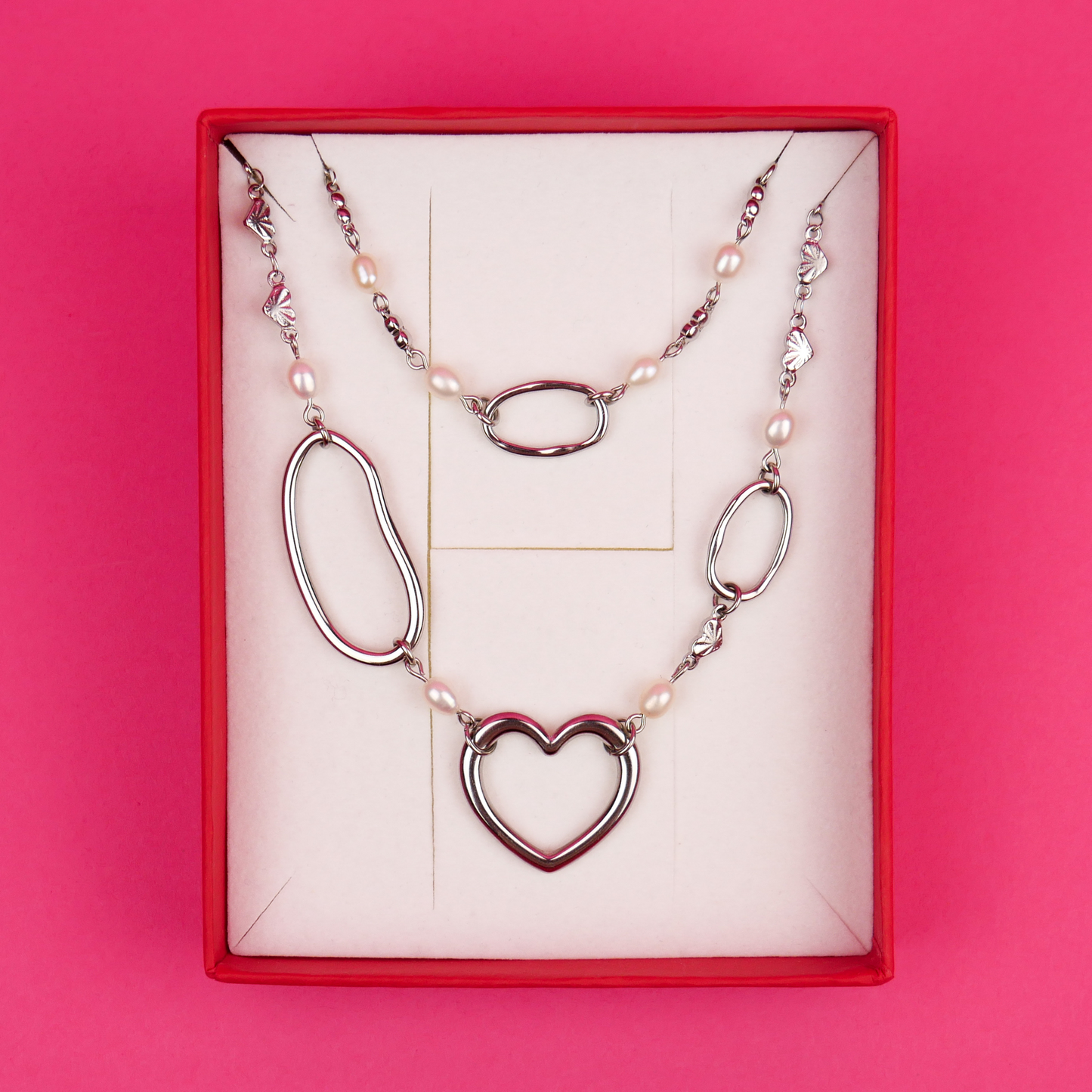 IDYLLE - silver set (necklace & bracelet)