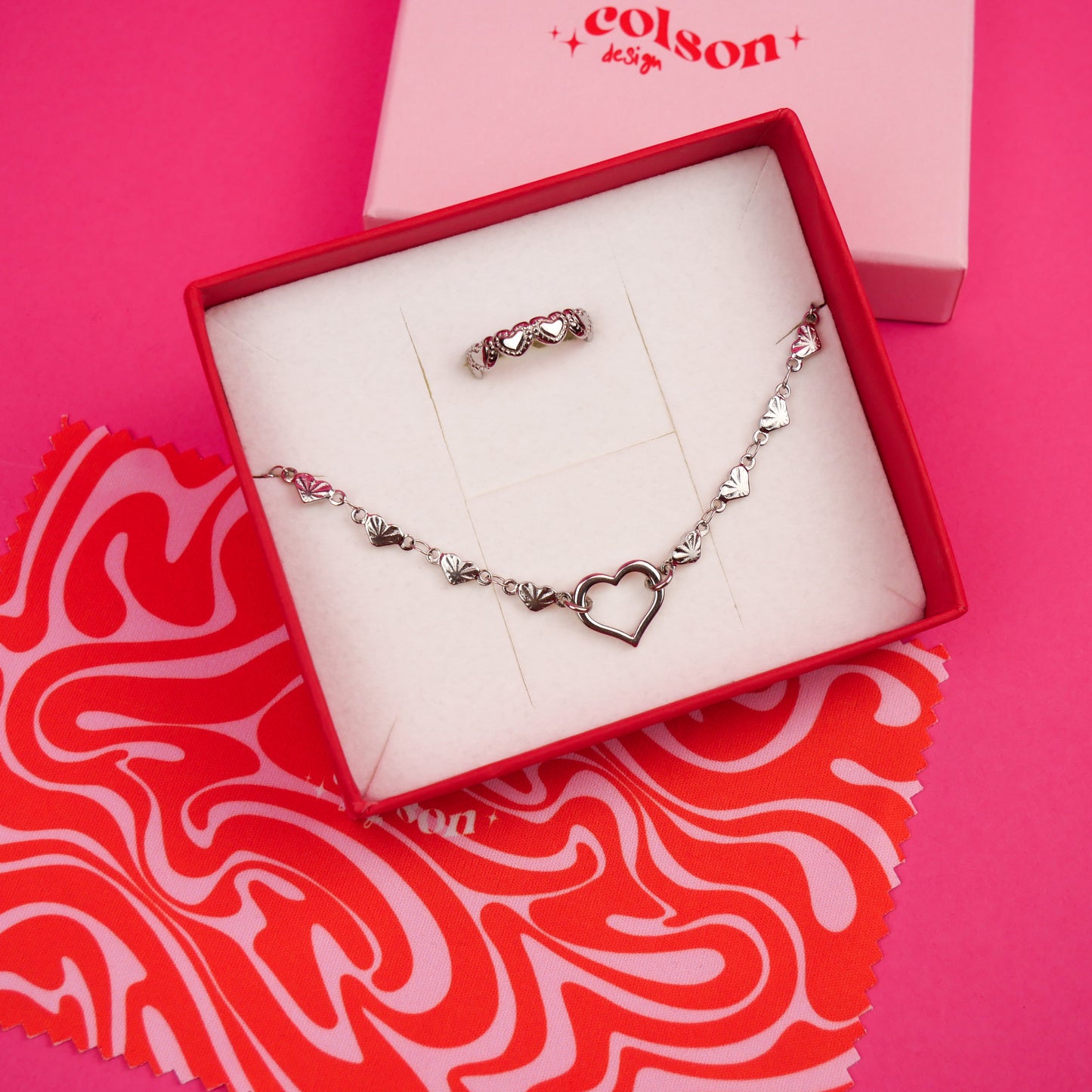 ETERNAL - coffret argenté (bracelet & bague)