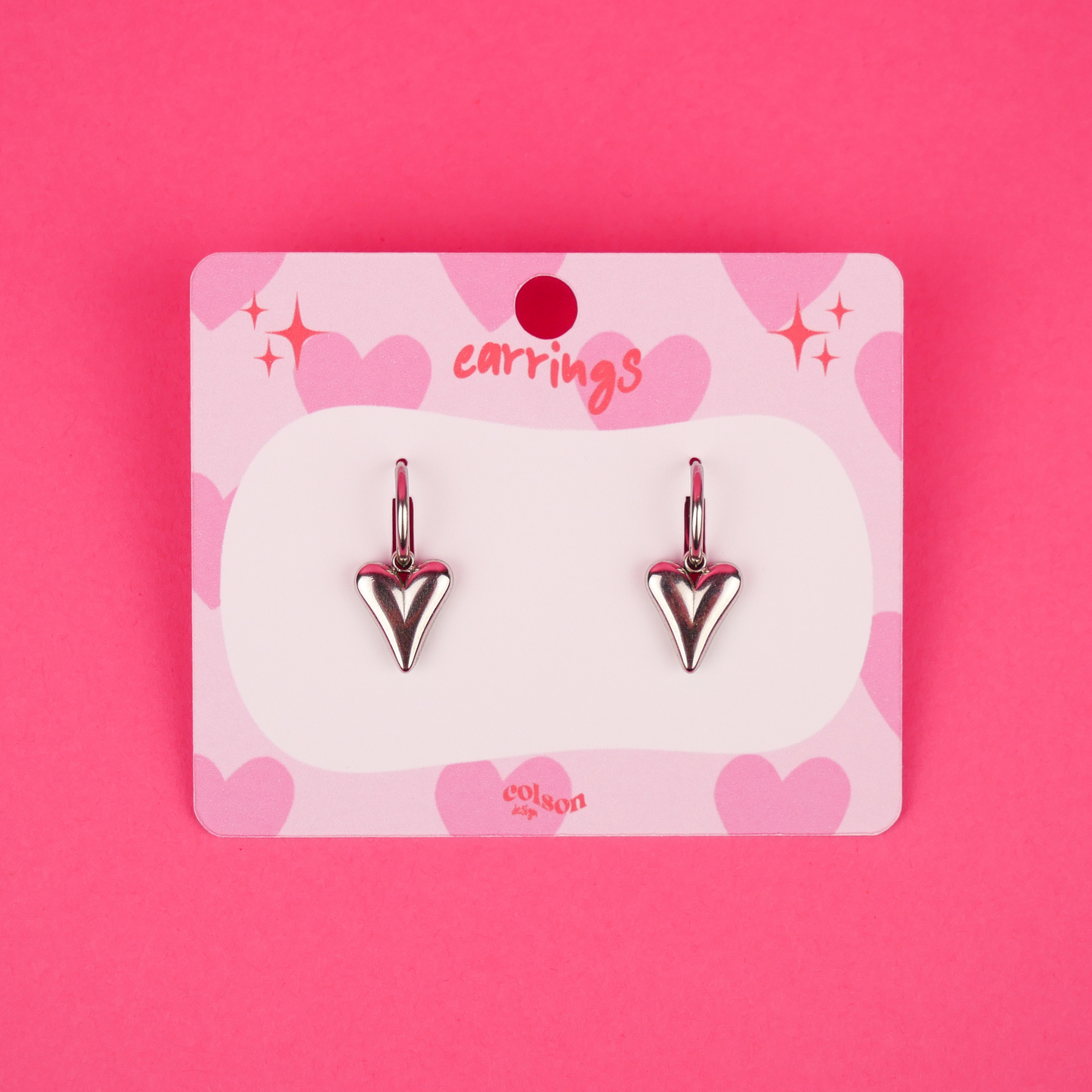 SMITTEN - silver earrings