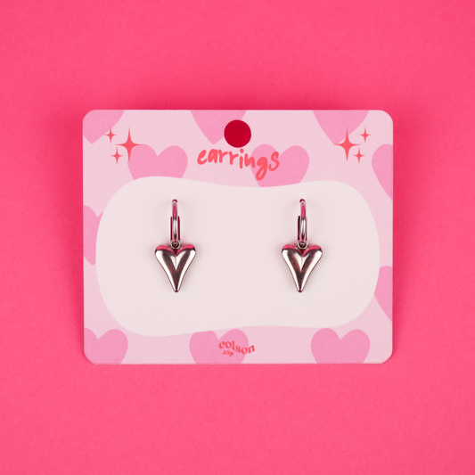 SMITTEN - silver earrings
