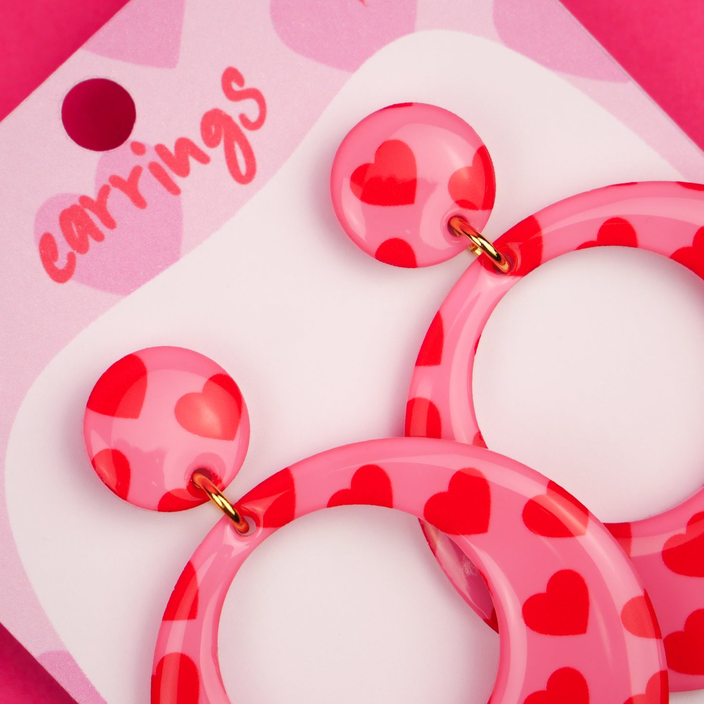 ROUND HOOPS - motif coeur (new version)