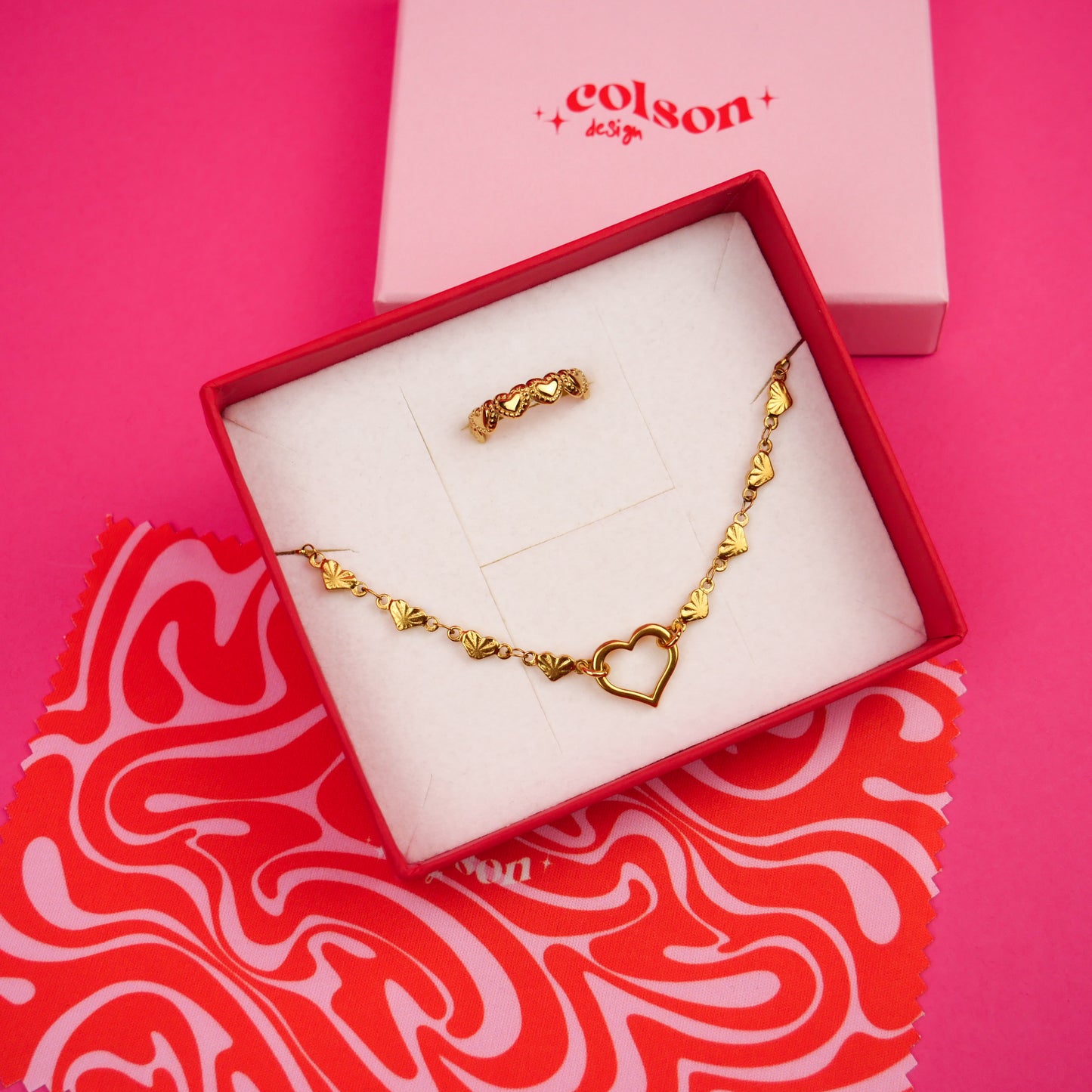 ETERNAL - gold set (bracelet & ring)