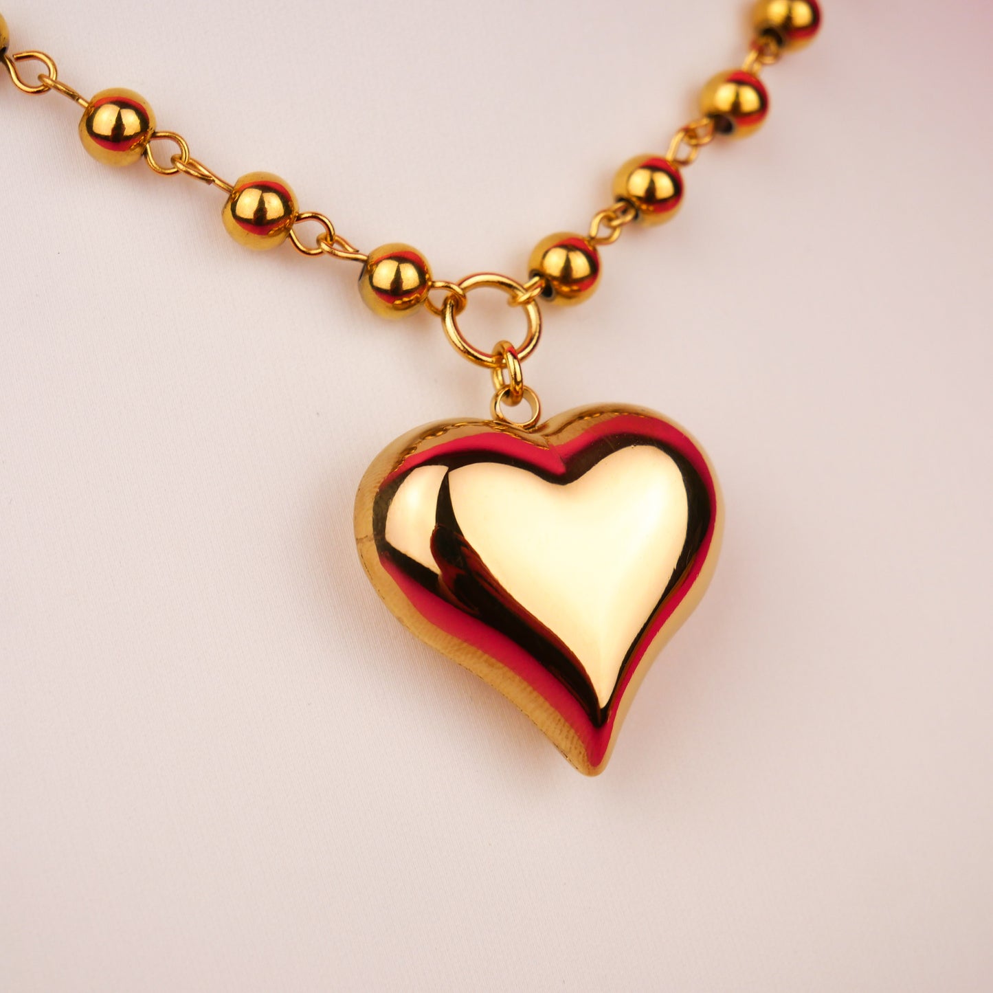 LOVE BUBBLE - gold necklace