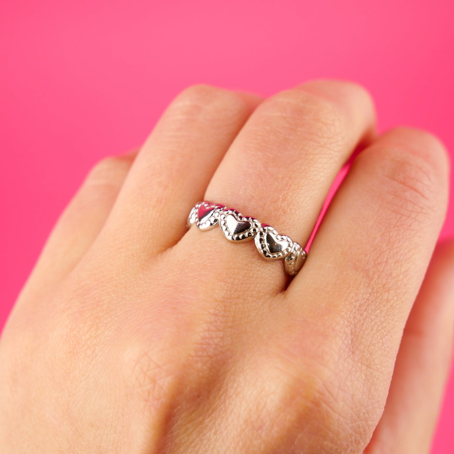 CUTIES - coffret argenté (boucles d'oreilles & bague)