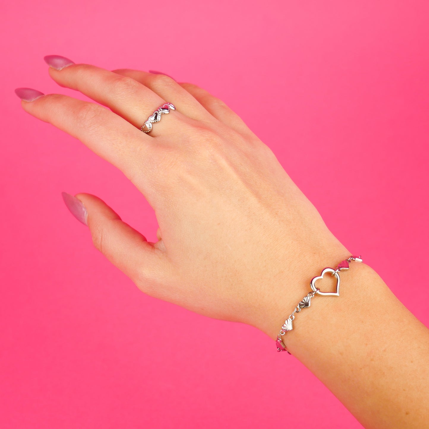 ETERNAL - coffret argenté (bracelet & bague)