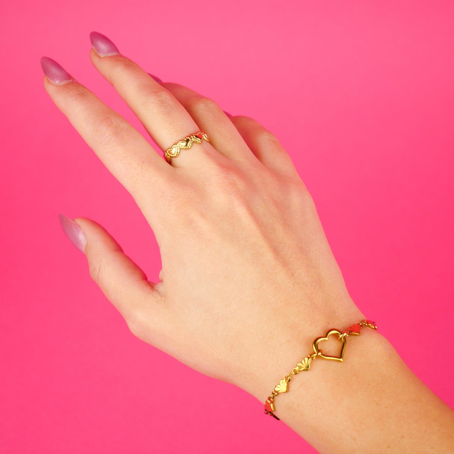 ETERNAL - gold set (bracelet & ring)