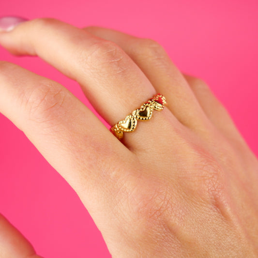 ETERNAL - gold adjustable ring