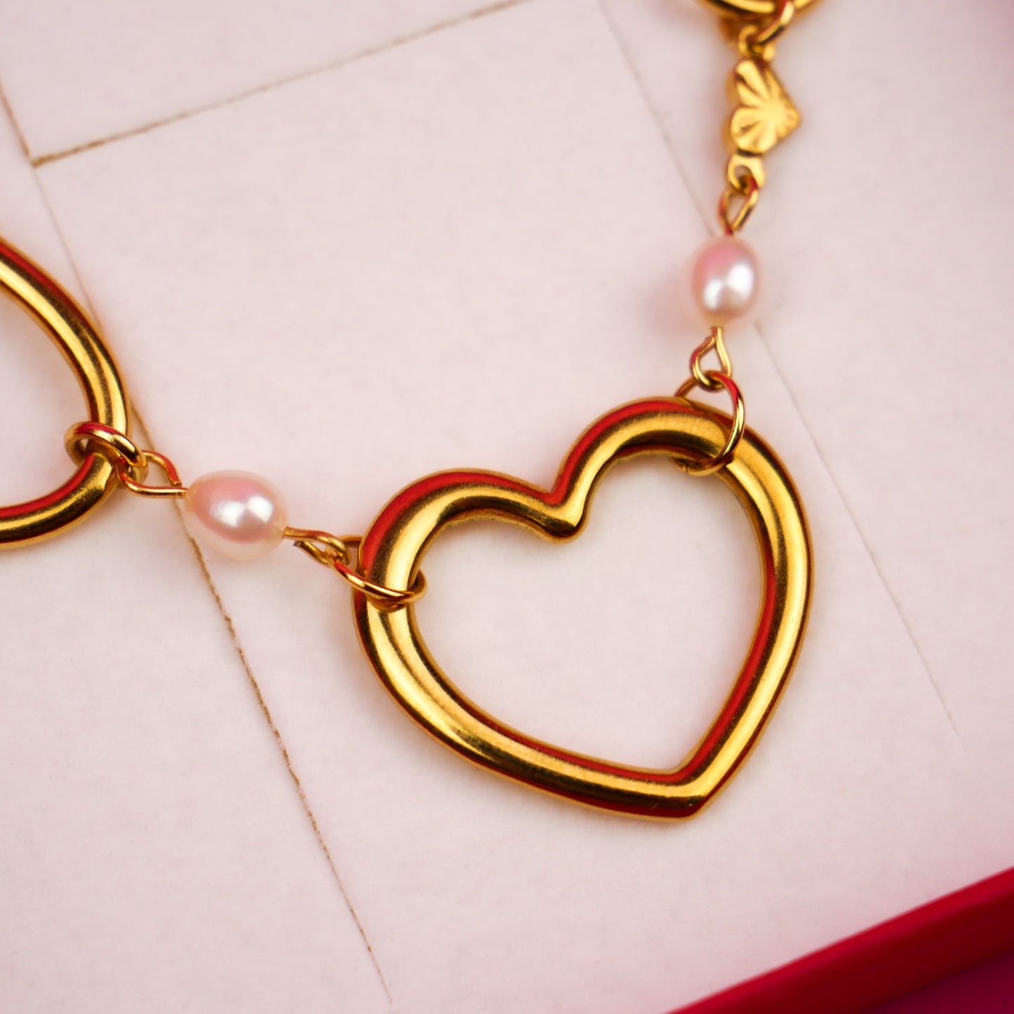 DEVOTION - coffret doré (collier & bague)