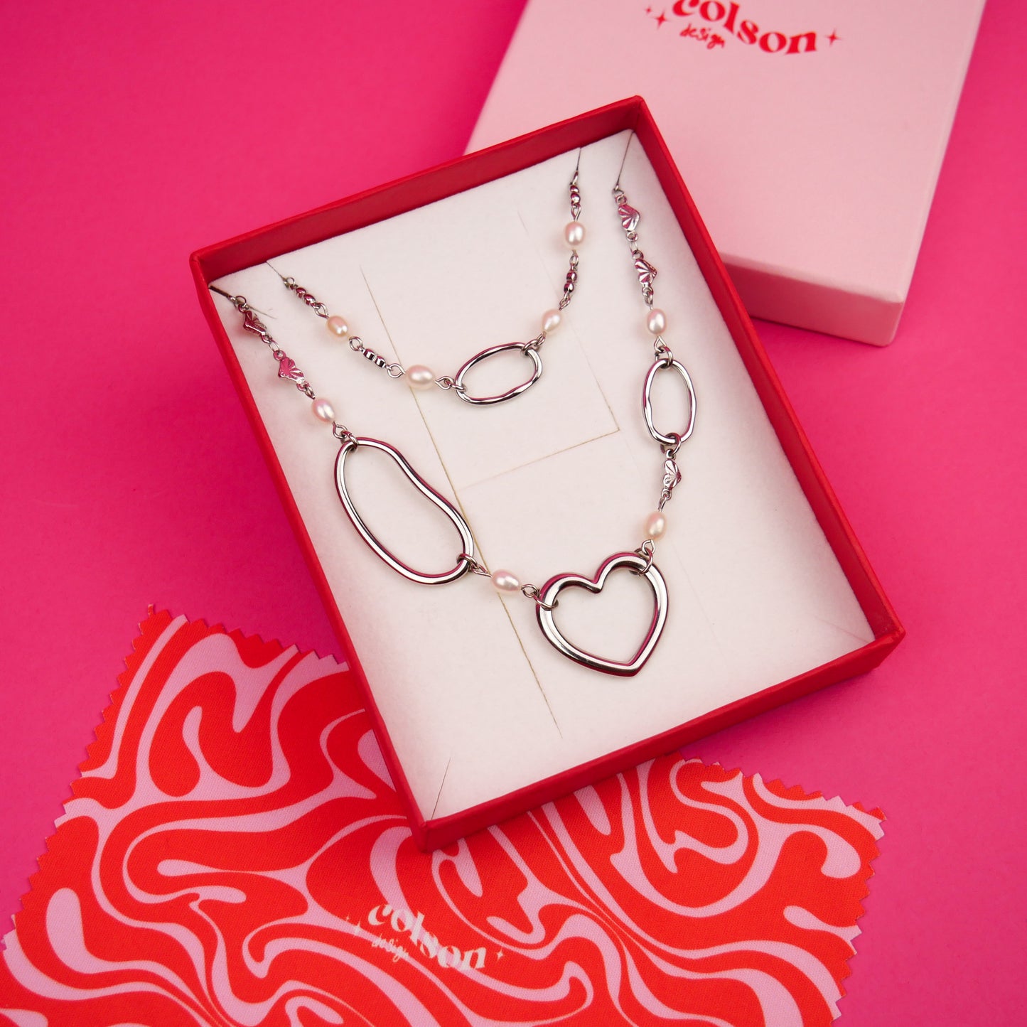 IDYLLE - silver set (necklace & bracelet)