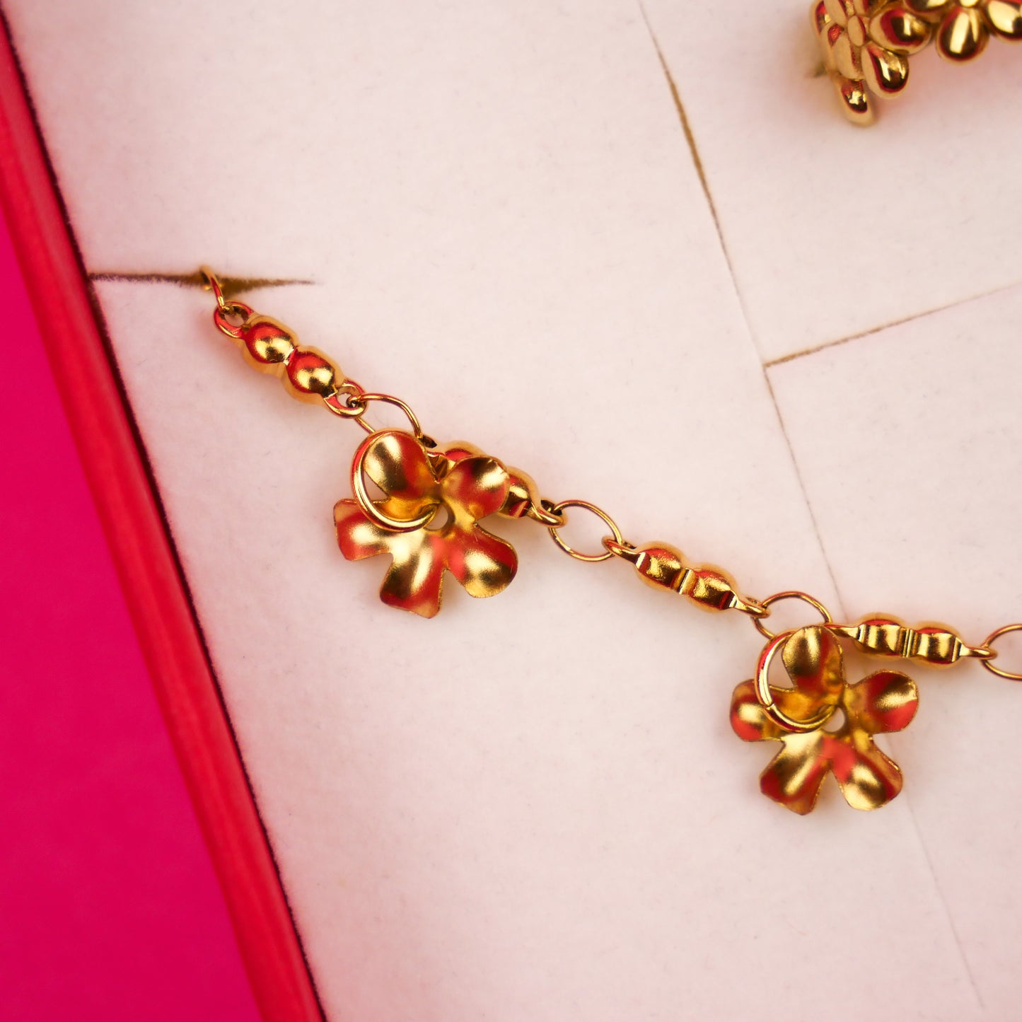 FLORA - coffret doré (bracelet & bague)