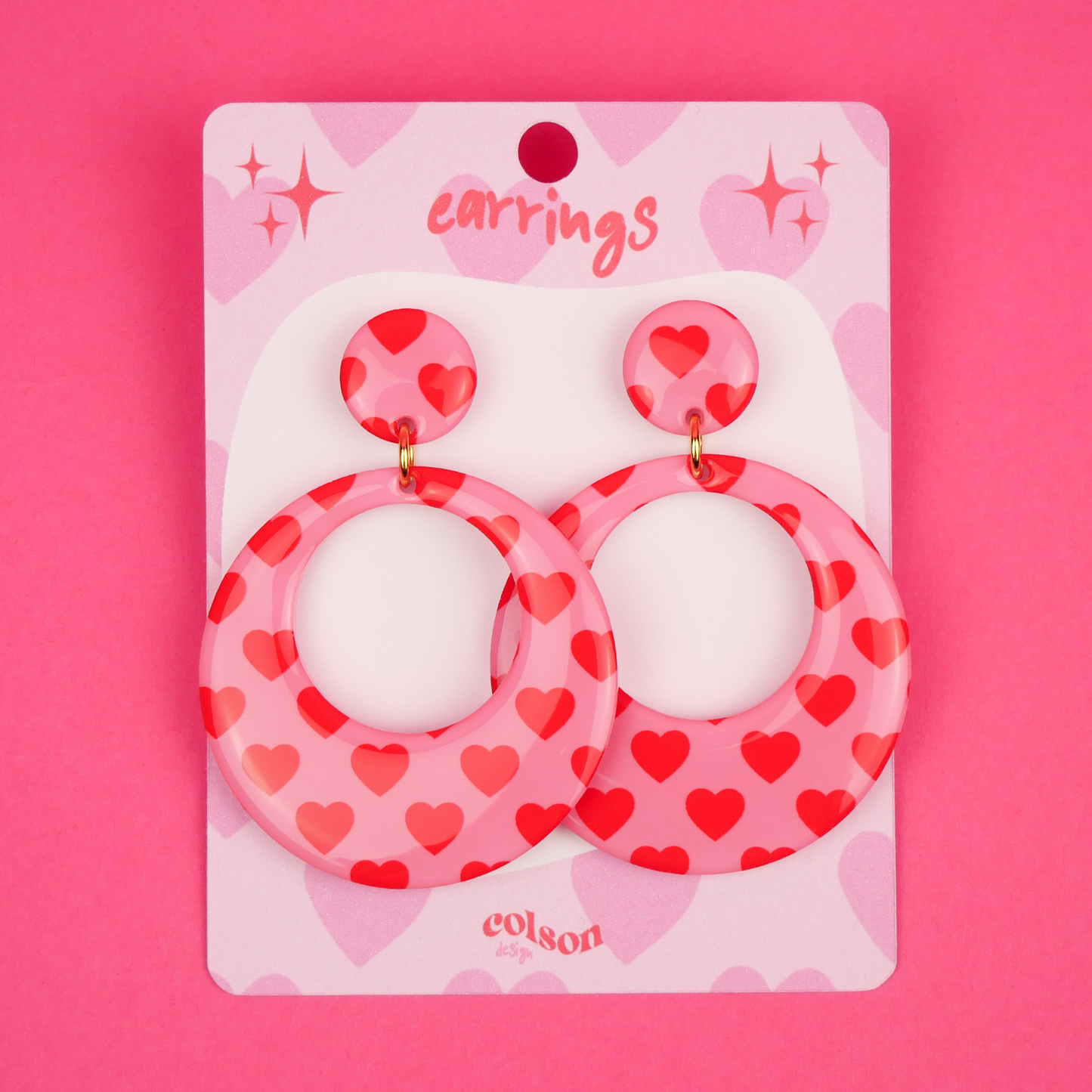 ROUND HOOPS - motif coeur (new version)
